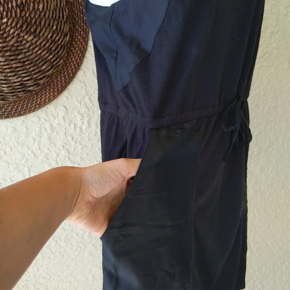 J crew‎ black hideaway dress nwt